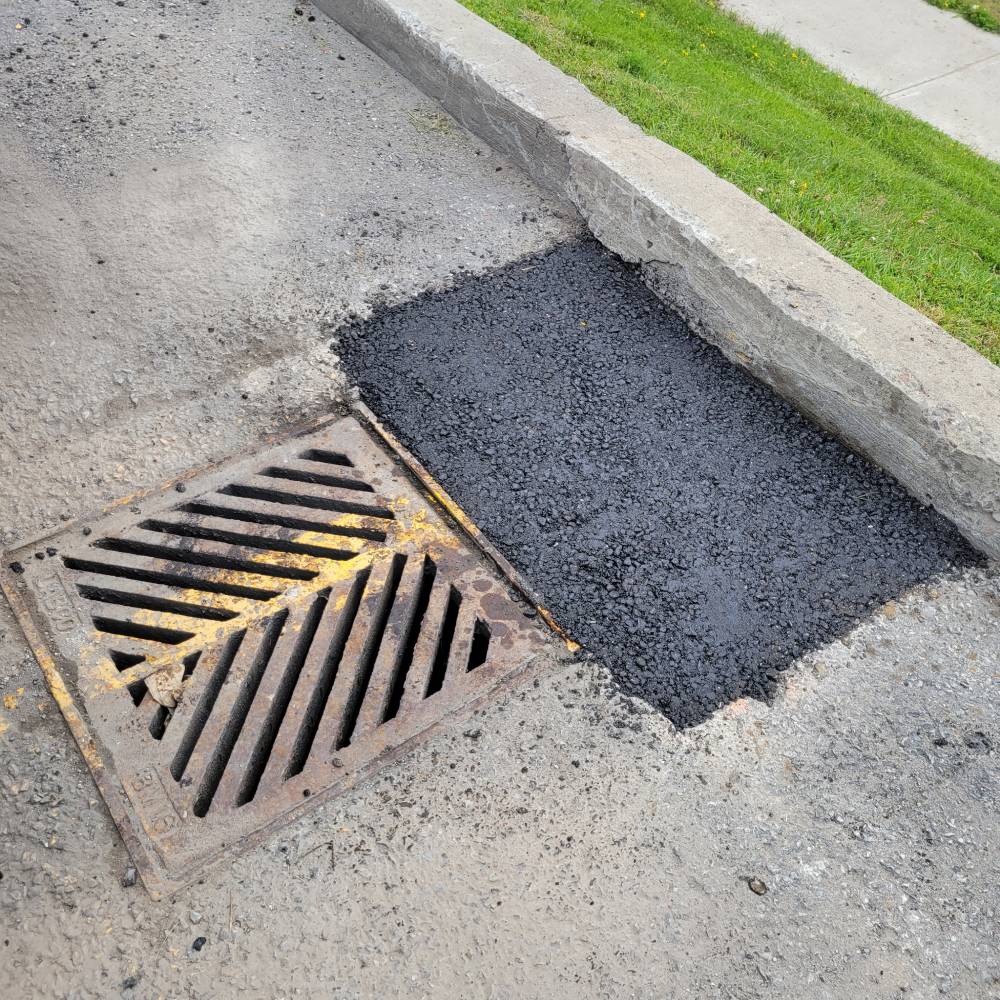 After Catch Basin Pothole Repair