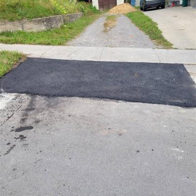 After Driveway Apron Repair